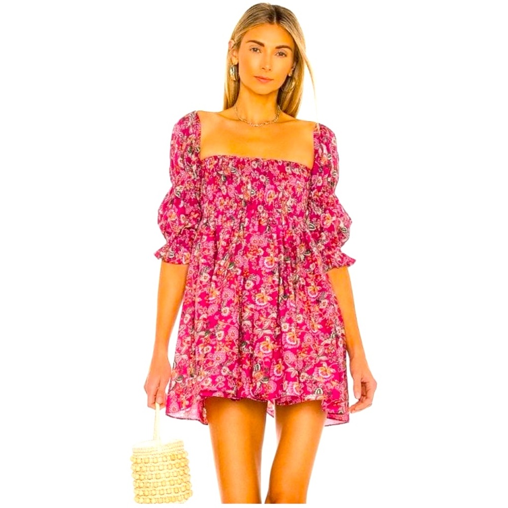 Misa Floral mini dress
